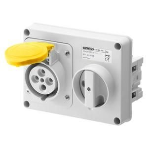 Gewiss GW66102 horizontal without housing 16A/4 pin 110V IP44 socket