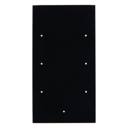 BERKER 75143935 KNX push button sensor glass | 3-way, comfort, configured | black glass