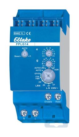 Eltako 30014070 wireless powerline gateway FPLG14 bidirectional. f. mounting rail