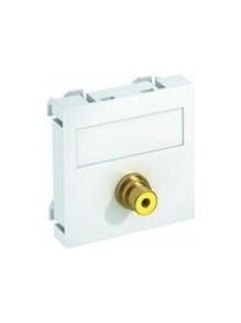 OBO Bettermann MTG-R F SWGR1 1x coupling Bu-Bu 45x45mm multimedia carrier video-cinch, 6104997