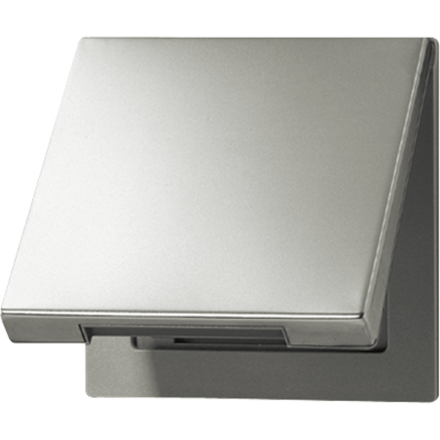 Jung ME2990KLAT hinged cover with return spring, brass, LS series, antique brass