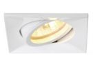 Brumberg 211107 NV recessed spotlight 84x84mm max. 50W, white