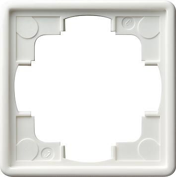 Gira 021140 1-gang cover frame S-Color pure white