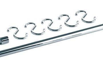 GRIMME 08600.00 Railing set 600mm chrome, Chrome