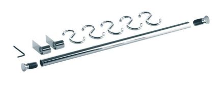 GRIMME 08600.00 Railing set 600mm chrome, Chrome