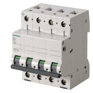 Siemens 5SL4450-7 circuit breaker 400V 4-pole C50A