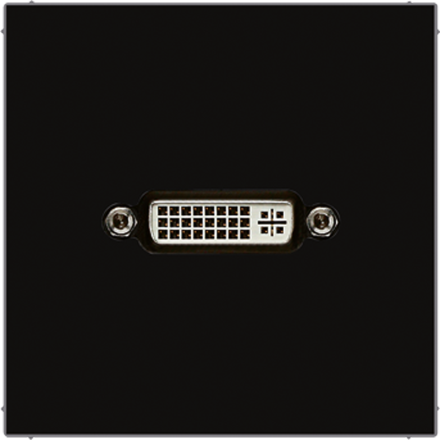 Jung MALS1193SW Multimedia connection system DVI, LS series, black