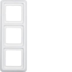 Berker 133009 frame with seal polar white, glossy wg Up IP44