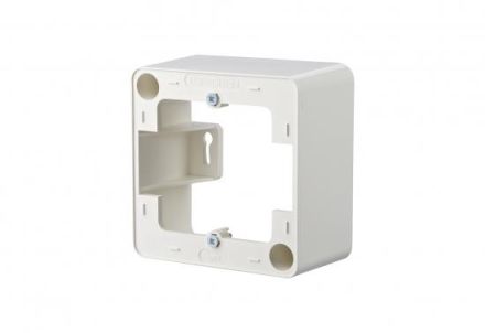 METZ CONNECT 43x85X85 RAL 9010 surface-mounted frame, 130829-4302-I