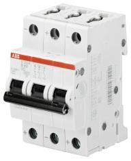 ABB Stotz-Kontakt S203M-B50UC, circuit breaker B-Char., 10 kA, 50 A, 3P, 2CDS273061R0505