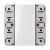 JUNG CD5072TSM KNX pushbutton sensor F50 series CD | 2-fold, standard