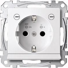 MERTEN MEG2304-0325 SCHUKO socket active white glossy