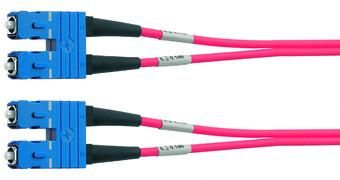 Telegärtner 100011820 50/125 OM3 L=2m duplex patch cable