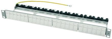 Telegärtner H02025A0234 1HE for 24 AMJ-S 19 patch panel modular