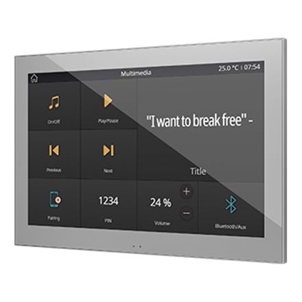 ZENNIO ZVIZ100S KNX touch panel | silver | 10 inches