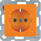 Berker 41431914 SCHUKO socket orange, matt Berker S.1/B.3/B.7