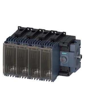 Siemens 3KF1408-4RB11 switch disconnector size 000 4p. 80A side panel drive right