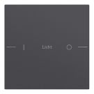 GIRA 576128 rocker set ind. for push button sensor 4 System 55 | 1-way | anthracite