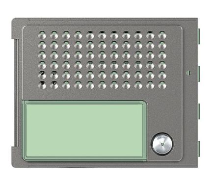 Bticino 351015 front panel SFERA Robur BASIS for loudspeaker 1RT ROBUR, (brass)