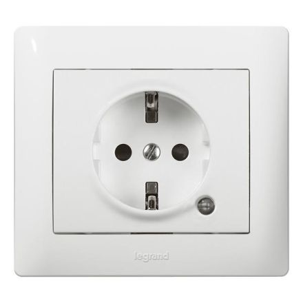 Legrand 771048 socket illuminated Galea Ultrawhite white, (white)
