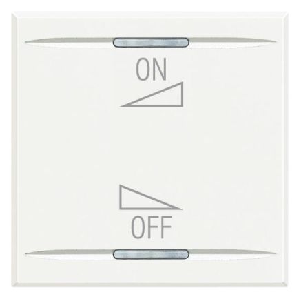 Bticino HD4911M2AI rocker switch 2m loud/quiet white