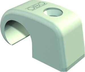 OBO Bettermann 4039 4-7mm light grey without nail adhesive clip, 2215306