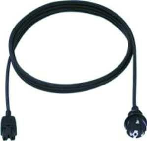 Bachmann 372.174 hot appliance cable H05RR-F 3G1.0 black 2m