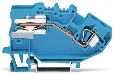 Wago 782-613 6qmm blue 1 conductor N isolating terminal