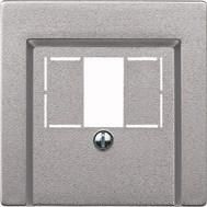 MERTEN 297960 central plate aluminium SYSTEM M