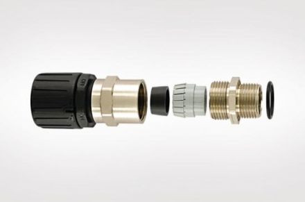 HellermannTyton 166-21501 HG16-SCG-M16 HelaGuard plastic cable gland