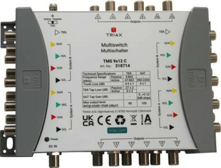 Triax 318714 TMS 9x12 C cascade multiswitch