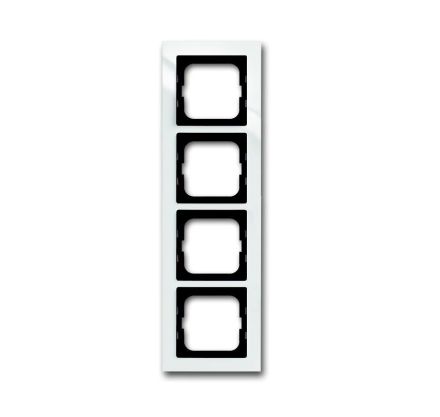 Busch-Jaeger 1724-284 cover frame, 4-way frame studio white
