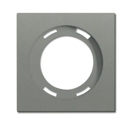 Busch-Jaeger 1756-803 Central plate, for light signal, metallic grey