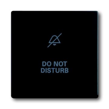 Busch-Jaeger 1786/11-885 rocker with print black matt