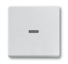 Busch-Jaeger 1789 N-83 rocker switch, with small transparent dome, aluminum silver