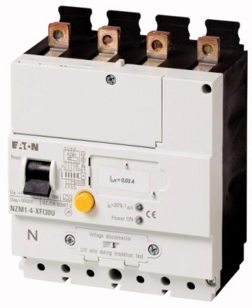 Eaton NZM1-4-XFI30U residual current release, 30mA, 4p, bottom, 104612