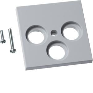 TEHALIT GZSAT3A7035 TV/SAT 3-way light grey central plate