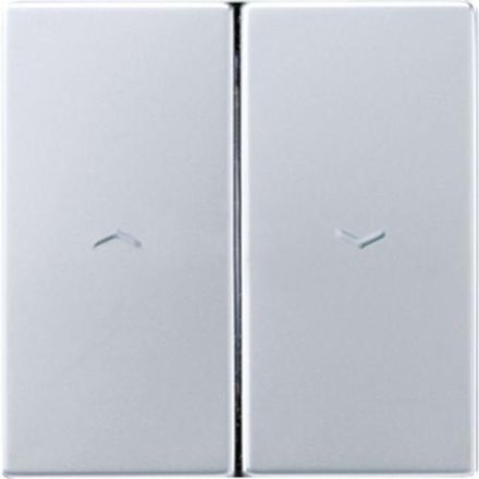 Jung AL2995PP rocker 2-way, symbol arrow (embossed), LS series, aluminium