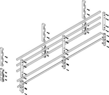 ABN deep 60mm with CU 12x10mm 5-pole 70mm busbar module (MTSC43735)
