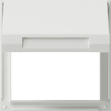 Gira 065466 adapter frame hinged cover Gira TX_44 (WG UP) pure white