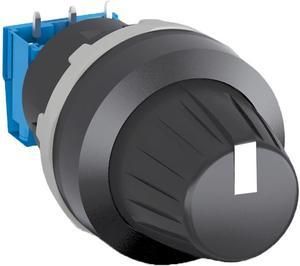 ABB Stotz-Kontakt MT-350B, potentiometer 50 kOhm front ring metal chrome-plated, 1SFA611410R3506