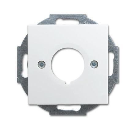 Busch-Jaeger 2533-914 central plate, with support ring alpine white