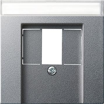 Gira 087626 cover BSF TAE+Stereo+USB System 55 color aluminum