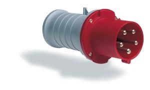 ABB Stotz-Kontakt 463P6 , plug, 6h, 63 A, IP44, 3P+N+E , 2CMA166764R1000