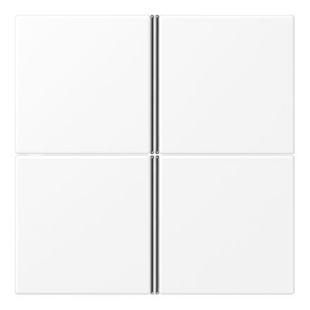 JUNG LS404TSAWWM button set F40 series LS | 4-way | snow white matt