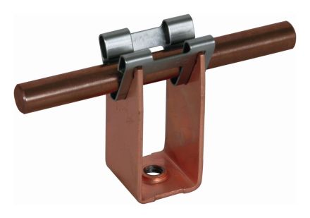 Dehn & Söhne 207037 DEHNgrip Cu for Rd 8mm with fastening thread M6 cable holder