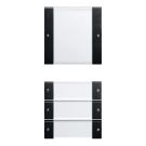 GIRA 2134005 described TS3 rocker set System 55 | 4-way (1+3) | matt black