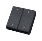 Eltako 30000235 wireless mini handheld transmitter FMH4-wg pure white glossy 4 signals