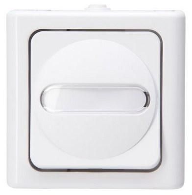 Kopp 561402019 AP-wet room 10AX 250V IP44 arctic white button