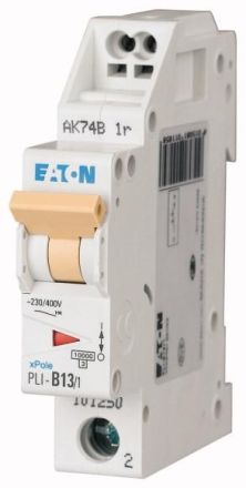 Eaton PLI-D13/1 circuit breaker, 13A, 1p, D-Char , 101264